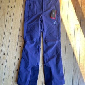 Spyder snow pants orb purple nightshade 12 NWT